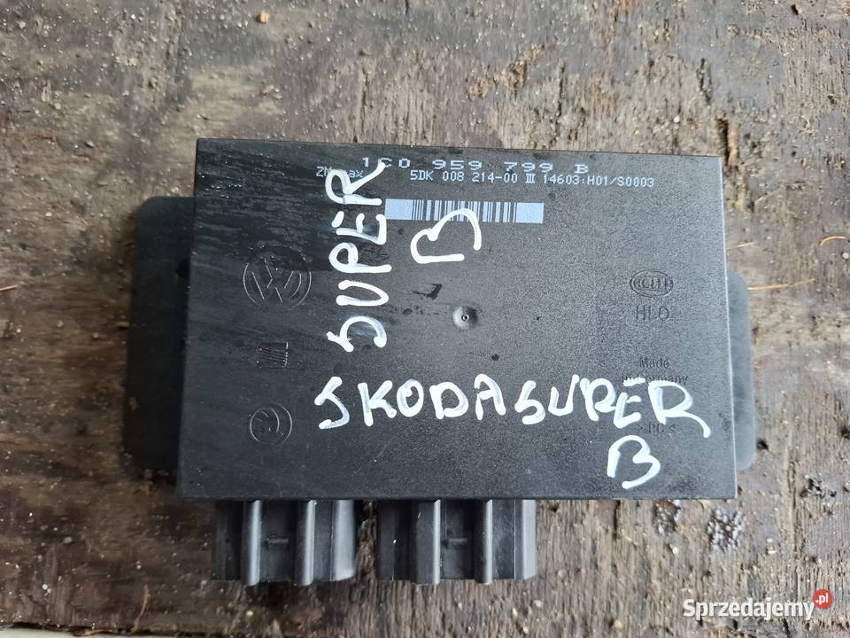Sterownik Moduł Komfortu Skoda Super B Wisznice
