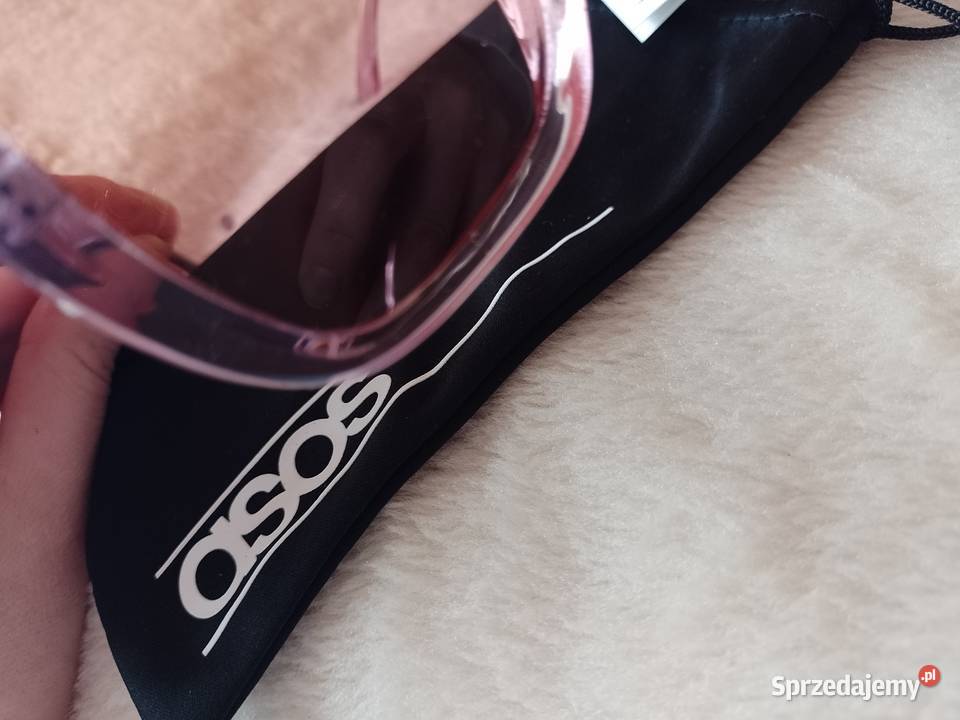 ASOS Duże różowe Okulary przeciwsłoneczne z Kraków