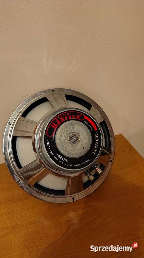 Subwoofer samochodowy 12 Hanssen oldschool Moc 400 Nowy Targ