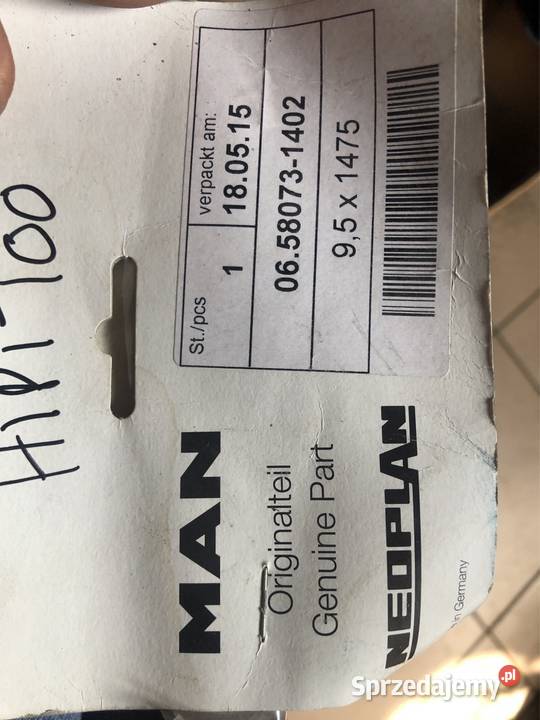 Man pasek klinowy 06580731402 95x1475 wielkopolskie Piła