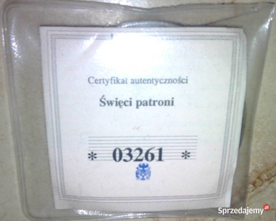 Talar Święty Piotr Apostoł Złoto Srebrny Numizmatyka Sosnowiec