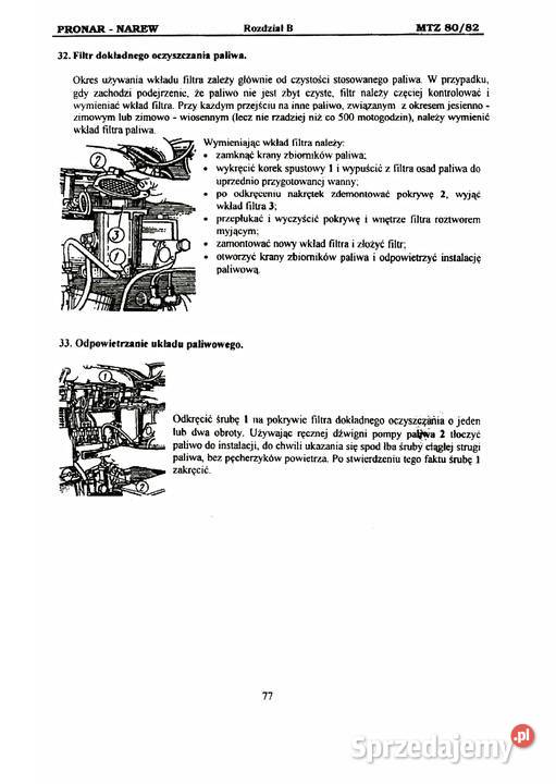 Instrukcja obsługi Pronar MTZ 80 82 podkarpackie Stalowa Wola