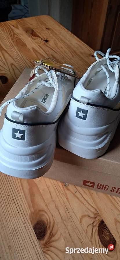 Sneakersy białe rozmiar 38 marki Big Star nowe inna