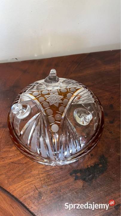 Miseczka kryształ Przezroczysta z miodowymi Gdańsk