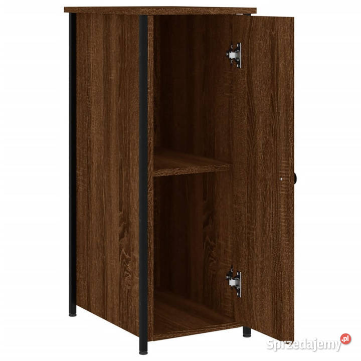Szafka nocna brązowy dąb 32x42x80 materiał Warszawa