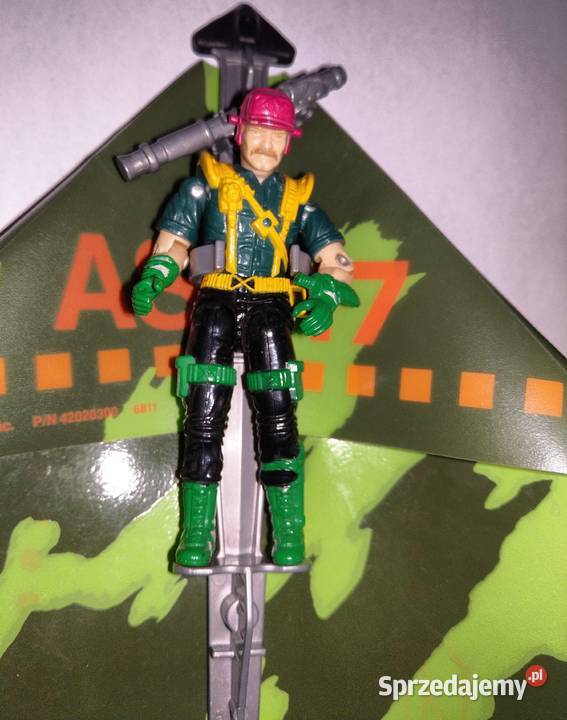 GI Joe Action Figure AIR Commandos Skymate 1991 żółty/złoty Warszawa