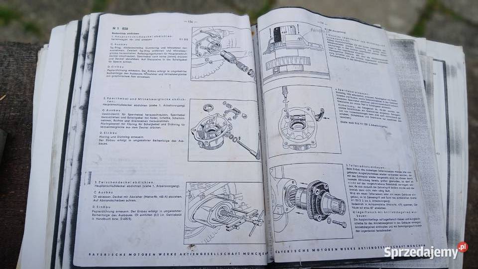 Podrecznik naprawy BMW R75 Sahara Fotokopia Gryfów Śląski