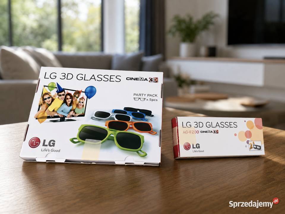 Okulary 3D LG Cinema 3D AGF215 AGF200 zestaw 7 podkarpackie Łańcut
