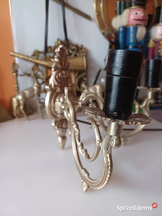 Kinkiet mosiężny Mosiądz Kolekcja Poznań