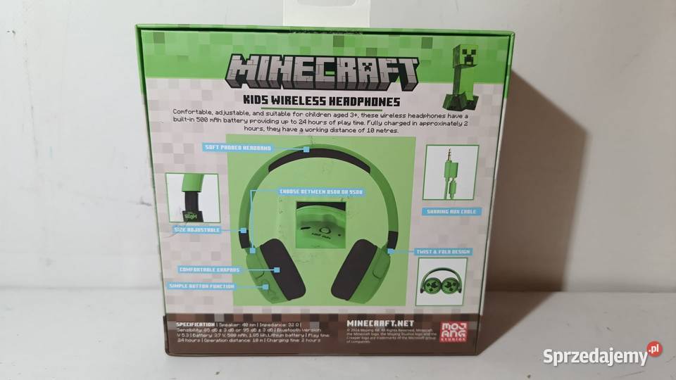 Słuchawki OTL Technologies Minecraft Creeper Słuchawki i głośniki Katowice sprzedam