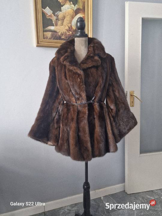 Futro naturalne z norek