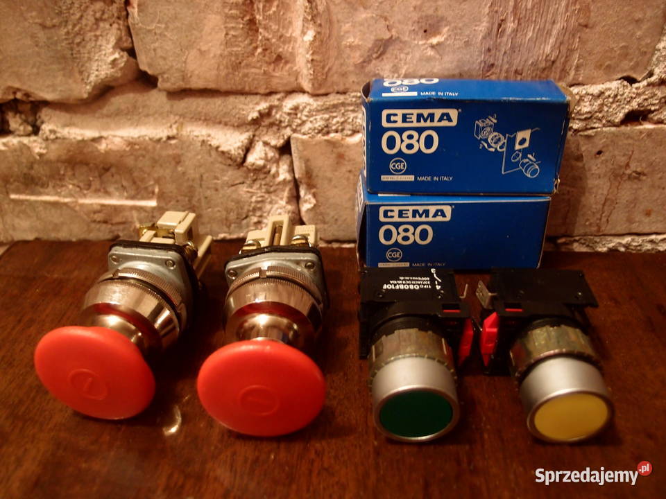 Przycisk sterowniczy Wyłącznik bezpieczeństwa łódzkie Łódź sprzedam