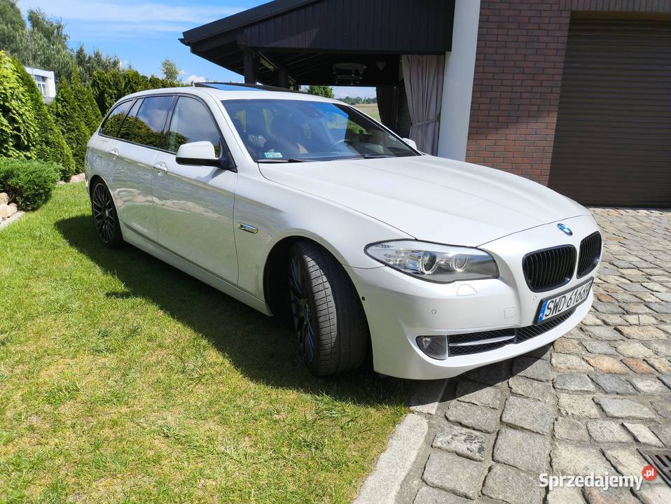 BMW F11 Touring 525d N47D20C 218 450Nm 2011r biały Seria 5 Lubomia