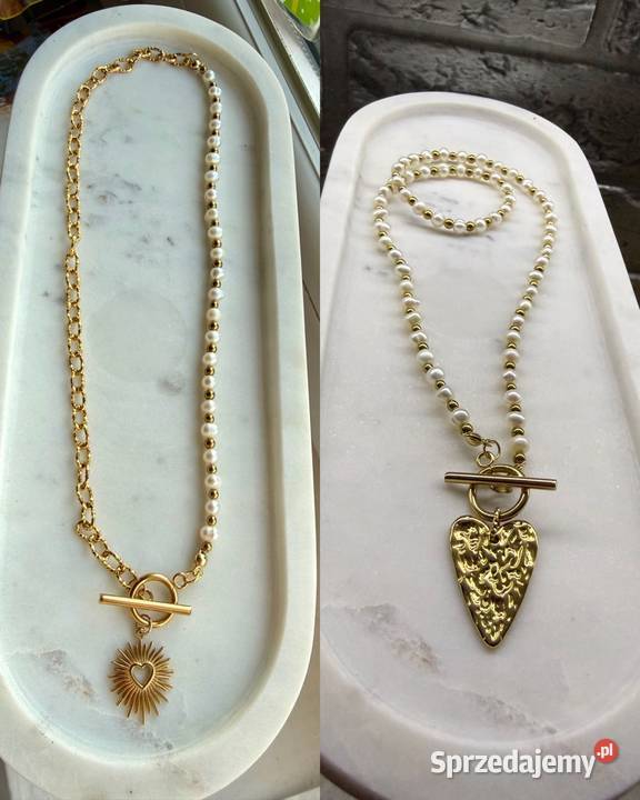 Naszyjnik choker perły słodkowodne hodowlane Naszyjniki Warszawa