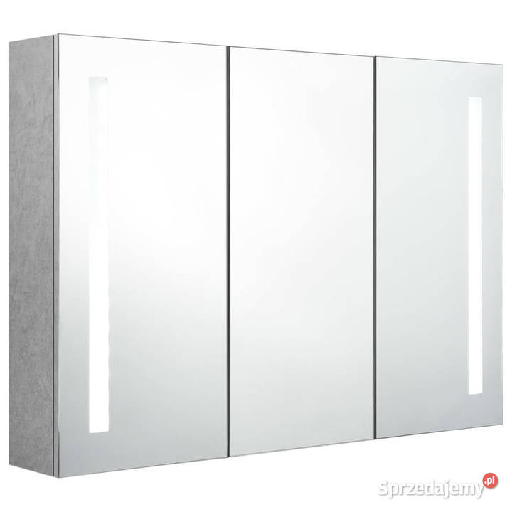 Szafka łazienkowa z lustrem i LED 89x14x62 Warszawa