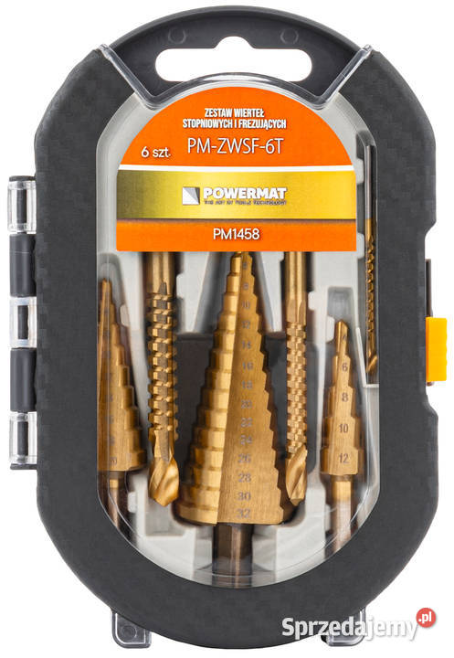 wiertła stopniowe frezujące do metalu hss drewna Katowice sprzedam