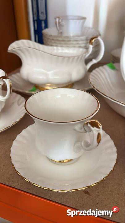 Spodek Royal Albert Anglia Val Door Biała