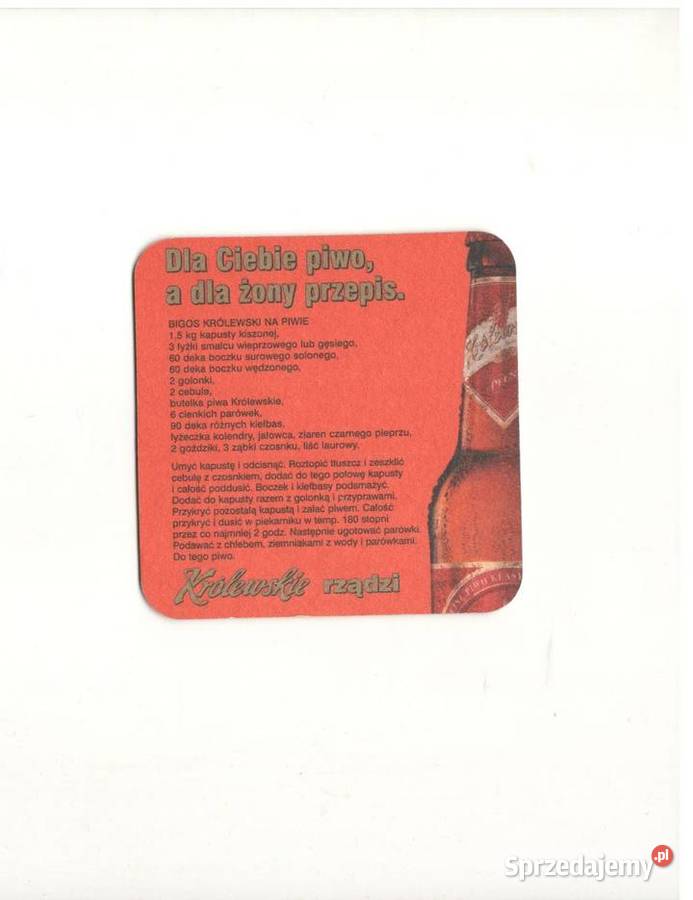 Królewskie podstawka do piwa 6