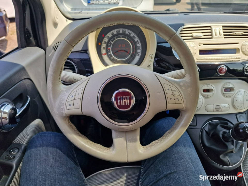 Fiat 500 12 Benzyna 69 Klimatyzacja Panorama Zarejestrowany w Polsce Słupsk sprzedam