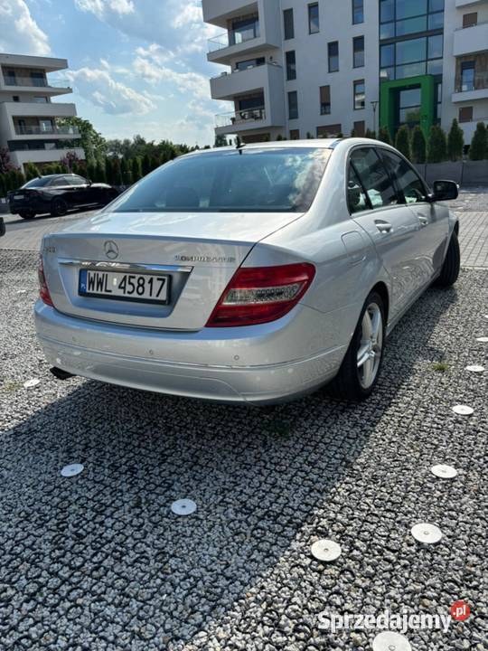 MercedesBenz C200 Kompressor 184 Automat LPG srebrny Warszawa
