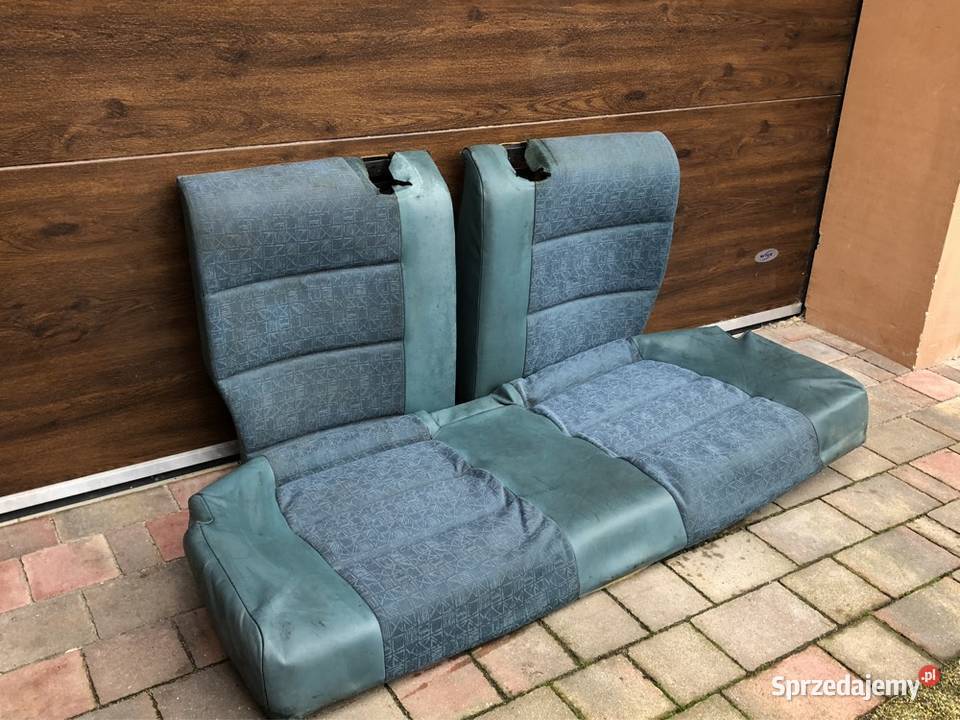 BMW E36 Coupe Kanapa tył niebieska półskóra osobowe Lublin sprzedam