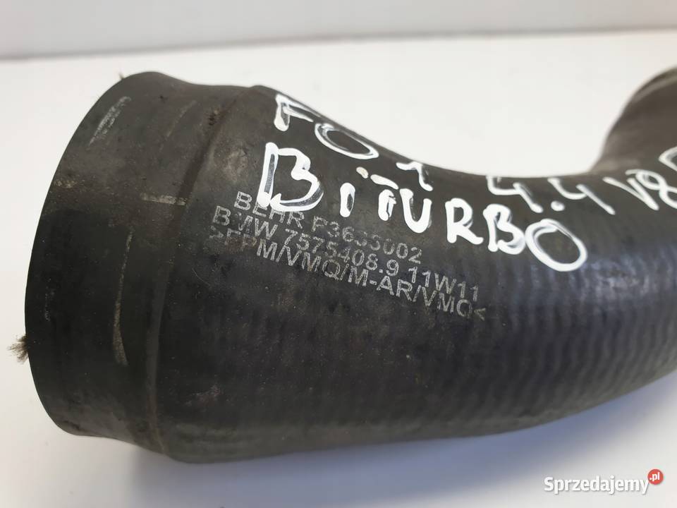 BMW F01 F02 750 i 44 V8 PRZEWÓD wąż INTERCOOLERA Rudka