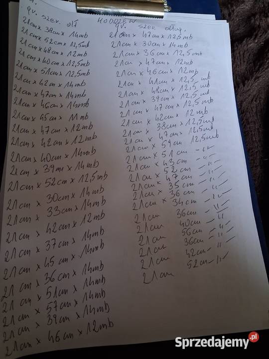 Deski i płazy modrzewiowe wysoka jakość różne śląskie Katowice