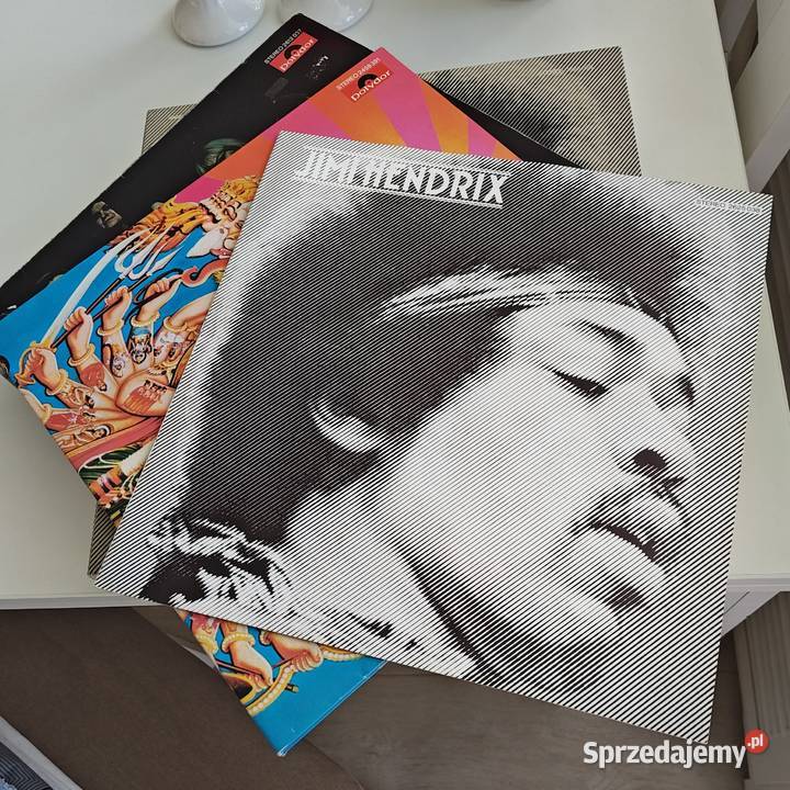 Jimi Hendrix Box 12 LP Maxi Singiel Booklet 1980 rock Zielona Góra