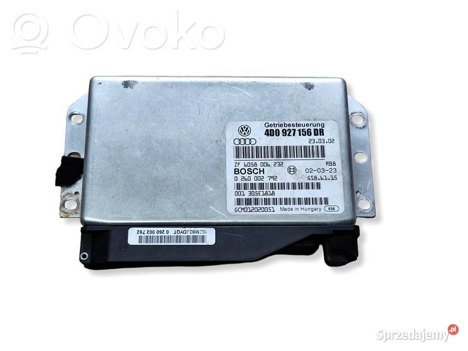 Audi A8 D2 STEROWNIK KOMPUTER SKRZYNI BIEGÓW Układ napędowy