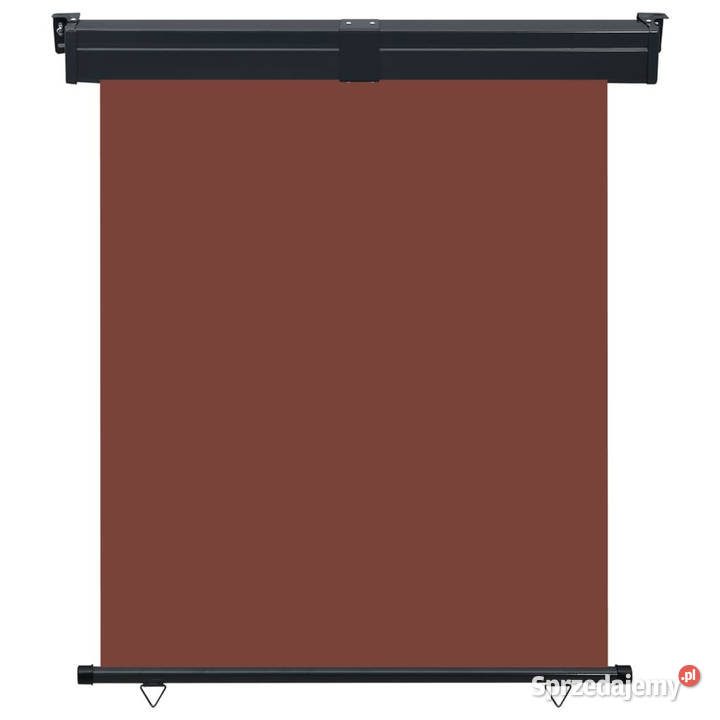 Markiza boczna na balkon 145x250 brązowa WM48429 Warszawa