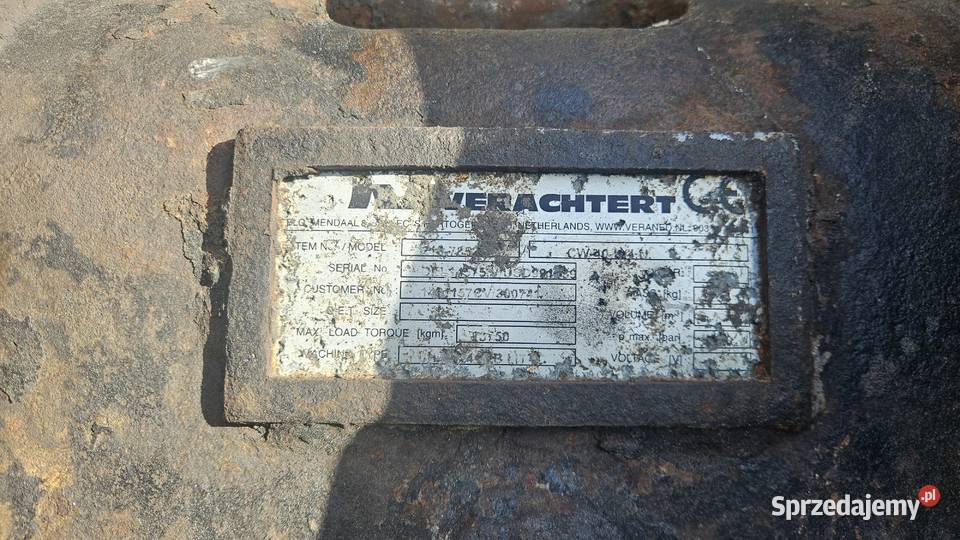 szybkozłącze hydrauliczne Veachtert CW40 Bydgoszcz