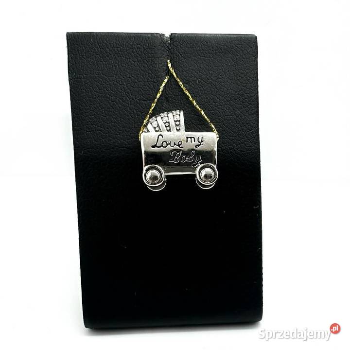 Nowa Srebrna Rodowana Zawieszka pr 925 283g warmińsko-mazurskie Elbląg