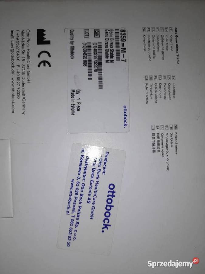 Orteza stawu kolanowego 8359 Genua Direxa Stable Warszawa