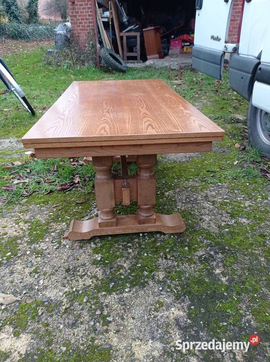Ława dębowa wózek barowy dębowy lubelskie Lubycza Królewska
