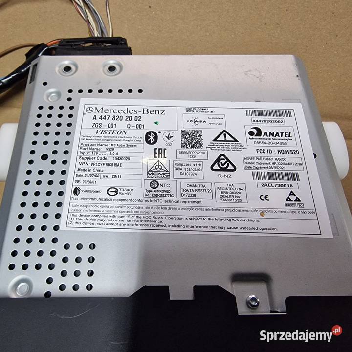 MERCEDES VITO W447 VKLASA RADIO RADIOODTWARZACZ Bieleń