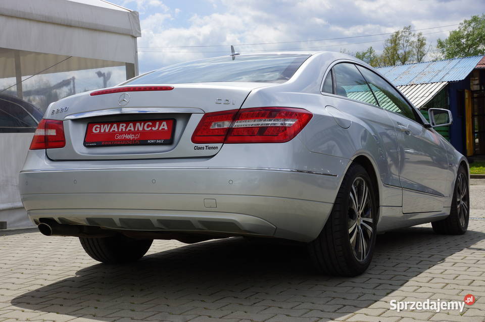 Mercedes E220 CDI 22 Diesel 163 Automat Navi garażowany Nowy Sącz sprzedam