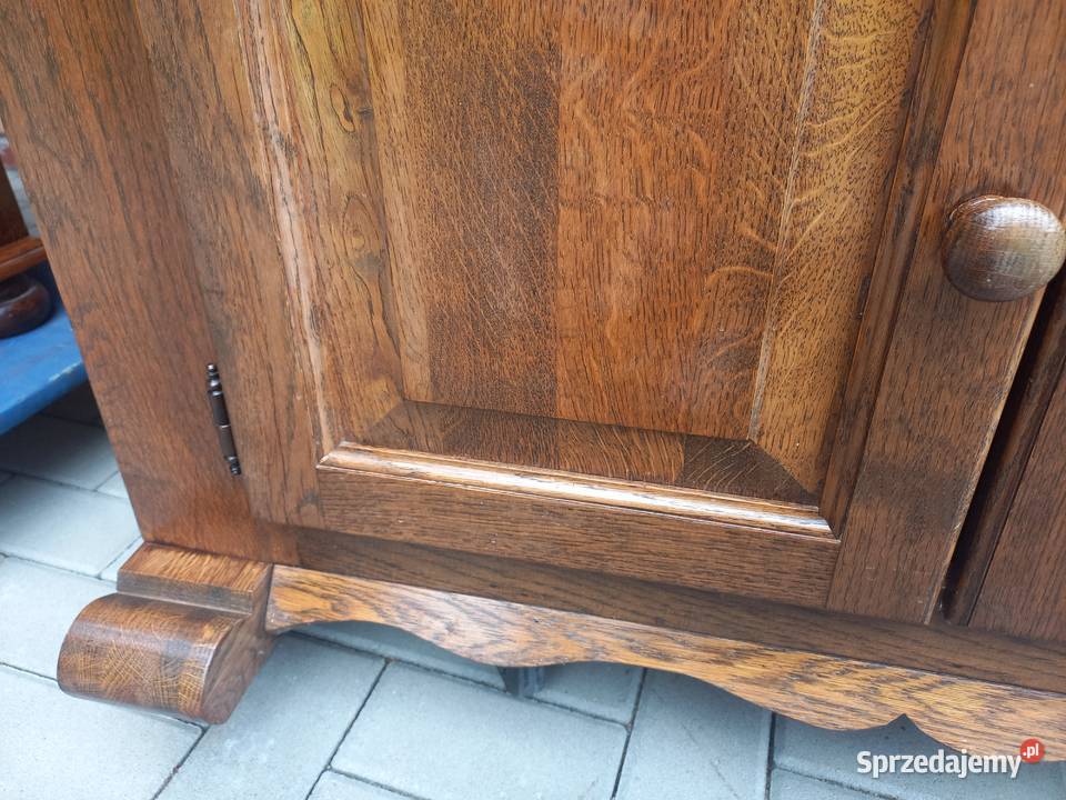 Regał na książki dębowy Biblioteka Szafka 295 Gawroniec
