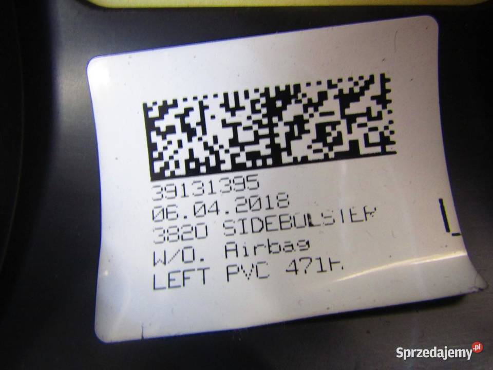 WYKOŃCZENIE KANAPY LEWY TYŁ TYLNE OPEL INSIGNIA osobowe