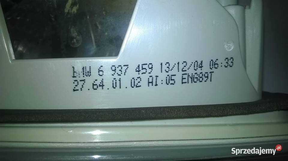 Lampa pokrywy bagażnika lewa BMW E90 przedlift śląskie Poręba