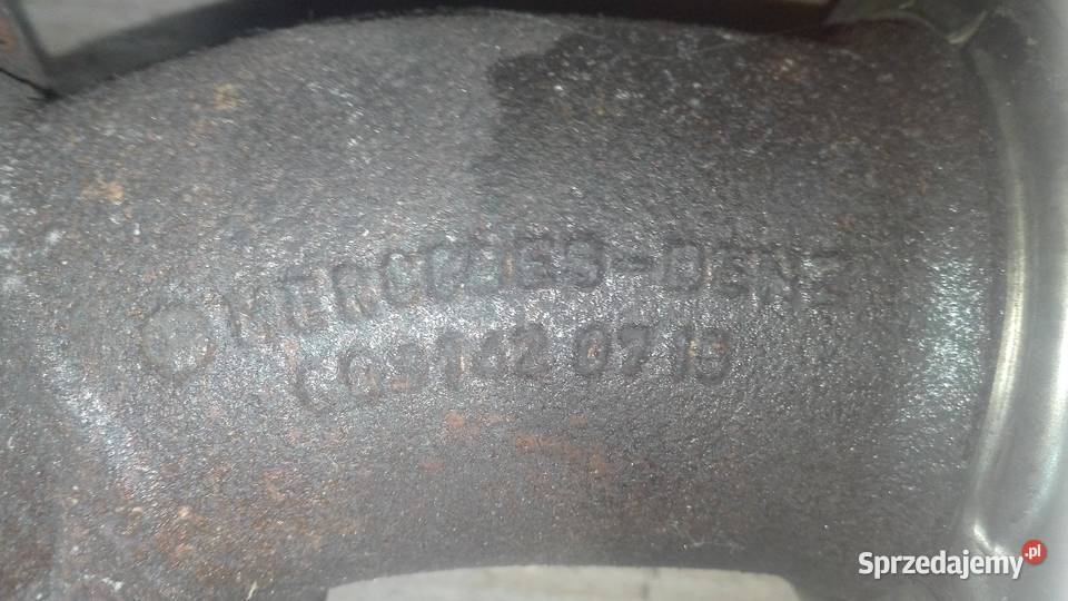 Mercedes om 603 w 124 300 TD lacznik wydechu Silniki i osprzęt małopolskie Kocmyrzów