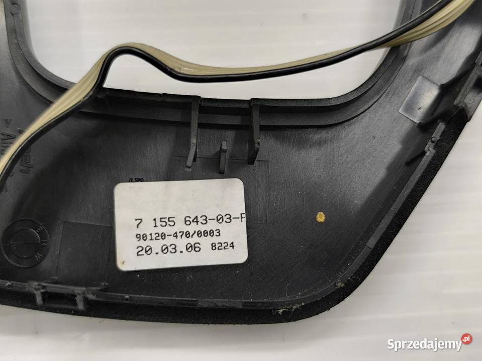 RAMKA OSŁONA LEWARKA AUTOMAT BMW E90 E91 7155643