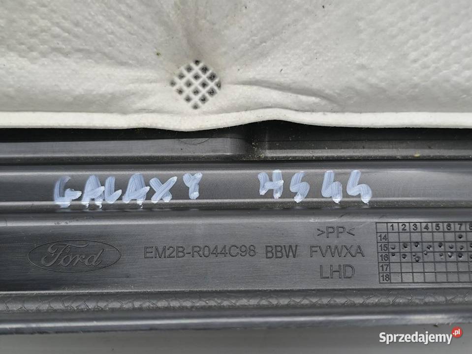 ZAŚLEPKA OSŁONA DESKI FORD GALAXY MK4 16R osobowe wielkopolskie