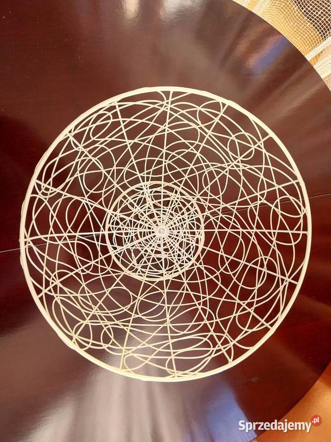 Miska metalowa półmisek na owoce biały Wałbrzych