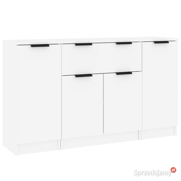 Szafki 3 biały materiał drewnopochodny WM3115828