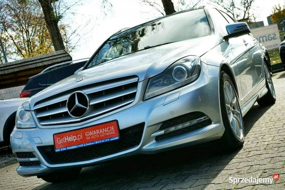 Mercedes C 200 22CDI Xenon NAVI skóra 2013r C elektryczne lusterka Mercedes-Benz mazowieckie Płock