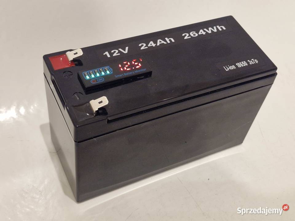 Akumulator 12V 24Ah 264Wh 18650 Liion 3s7p Katowice