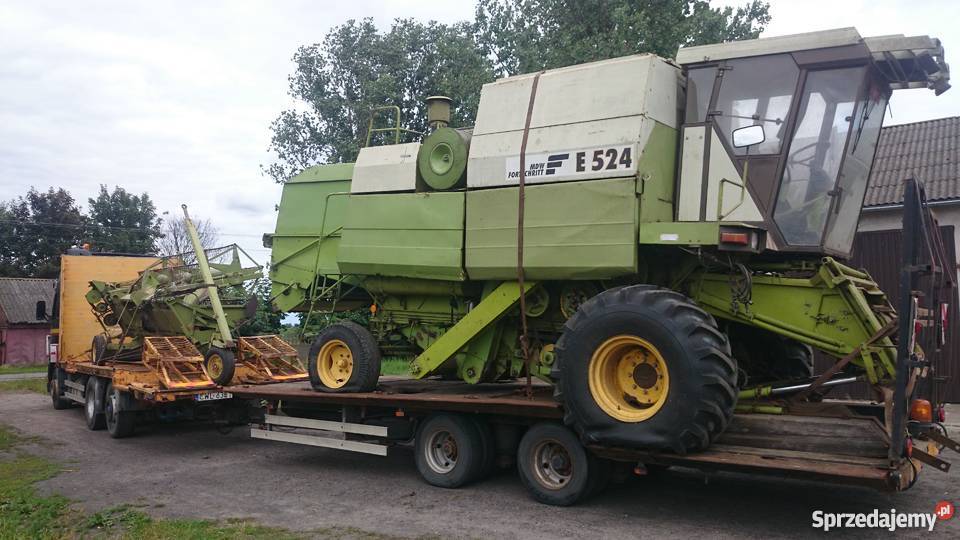 transport kombajnów Fortschritt E524 MDW kombajn kujawsko-pomorskie Probostwo Górne