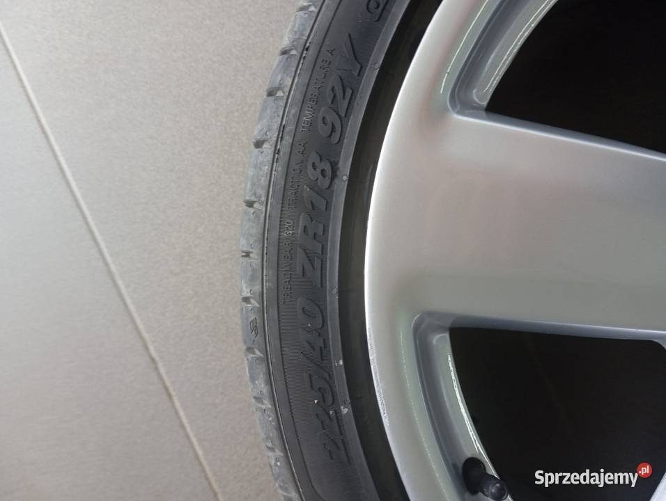 Oryginalne koła Audi 18 z nowymi oponami Motoryzacja małopolskie