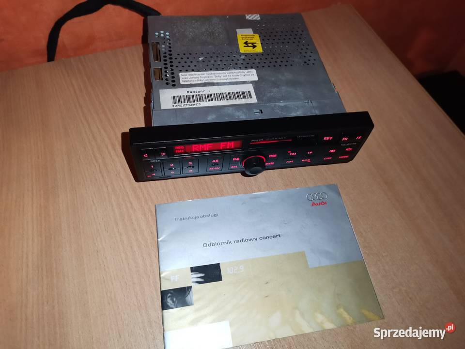 RADIO AUDI CONCERT I BOSE GAMMA DELTA A3 A4 A6 kujawsko-pomorskie Trzeciewiec