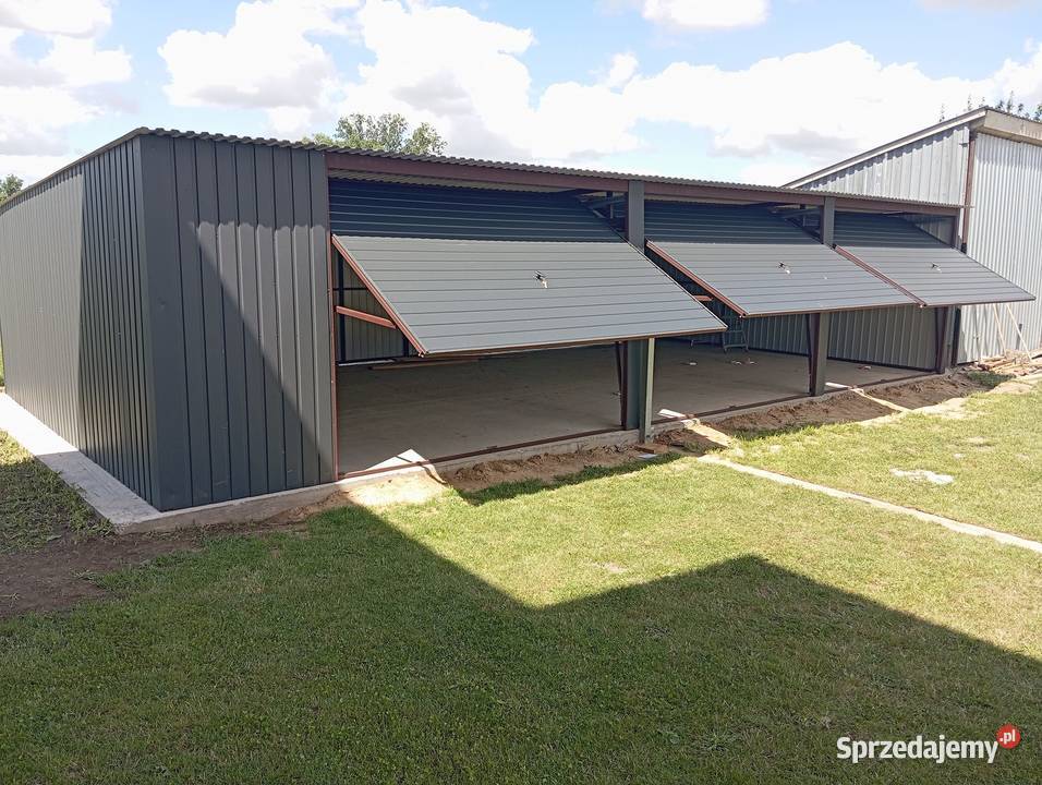 Garaż Blaszany Jednospadowy Garaże Blaszane Pajęczno